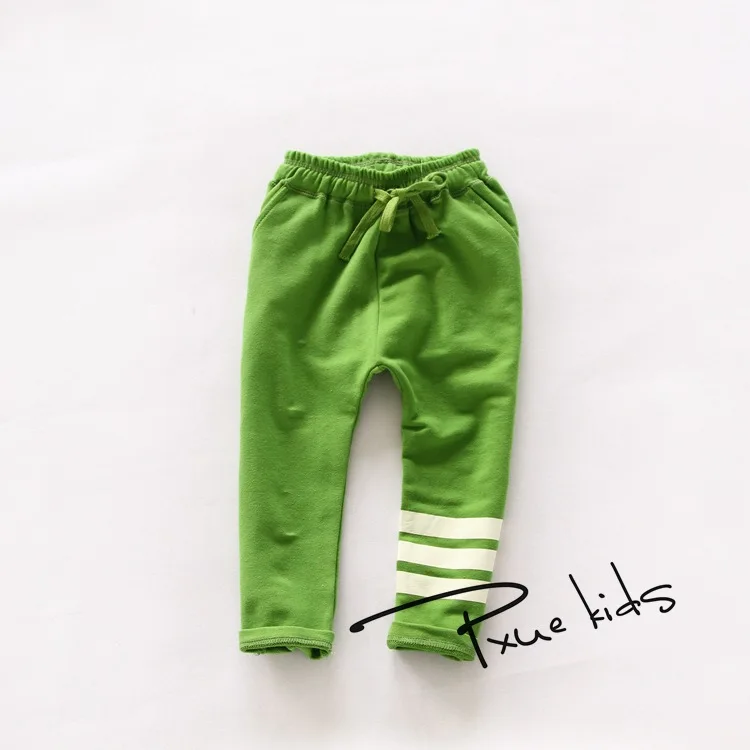 Новые весенние детские штаны повседневные штаны для мальчиков осенние штаны-шаровары для девочек Детские Модные полосатые брюки 2-7Y
