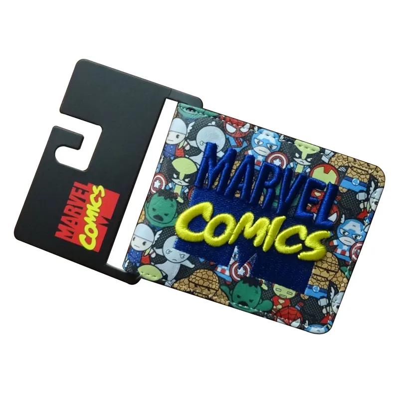 

Marvel Comics Purse Superman Bat-man Gift Wallets for Men Boy Dollar Price Card Holder Bags Cartoon Anime Short Wallet carteira