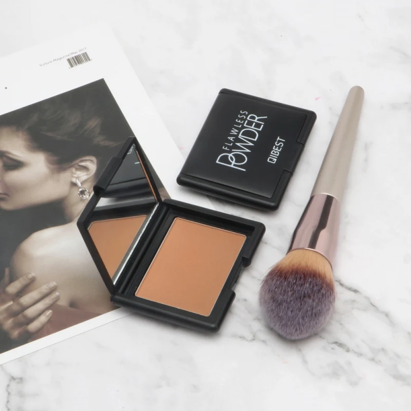 New Long-lasting Pressed Powder Oil-control Hide Pores Brighten Skin Color Waterproof Pressed Powder