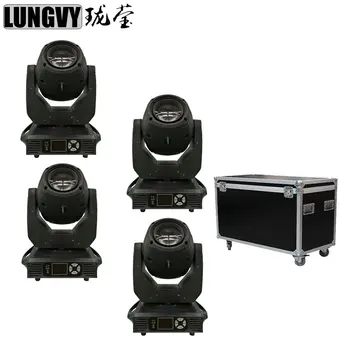 

Free Shipping 4pcs/lot Flight Case 150W 3in1 Led Moving Head Spot Stage Lighting Christmas Decorations LED DJ Spot Light