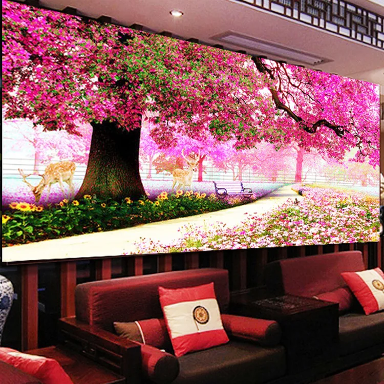 

5d Diamond Painting, Living Room Decorative Diamond Embroidery, Cherry Tree,Diamond Mosaic,Diamond Needlework,Christmas Gift