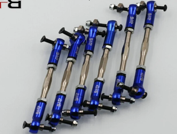 

1/5 rc car gas GTB metal Front & Rear turnbuckle set (2 pcs rear and 4 pcs front) for Losi 5ive-t free shipping
