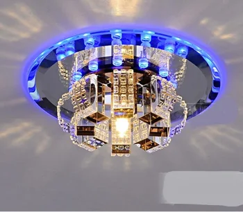 

18CM Crystal aisle ceiling lights porch light corridor lights Simple creative LED crystal pumpkin lights porch hall lamp