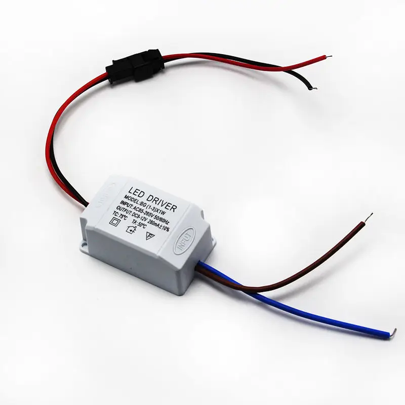 AC 85V 265V to DC 9 12V LED Electronic трансформатор драйвер питания (1 3) X1W|driver led dc dc|driver leddriver ac |
