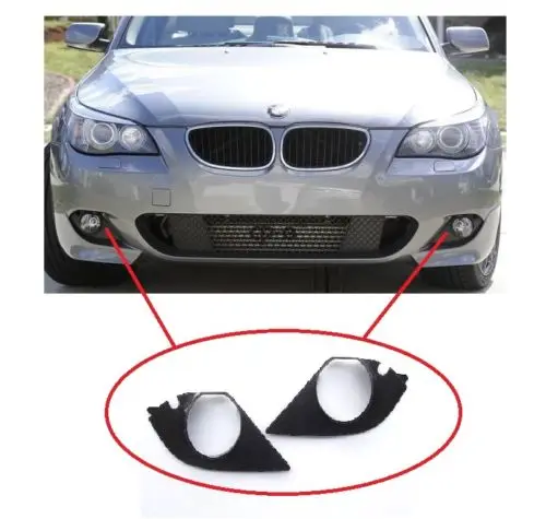 

OEM Quality for BMW 5 E60 E61 2003-2010 M SPORT FRONT Left Right FOG LIGHT COVERS TRIM GRILLS E60 Mtech bumper cover