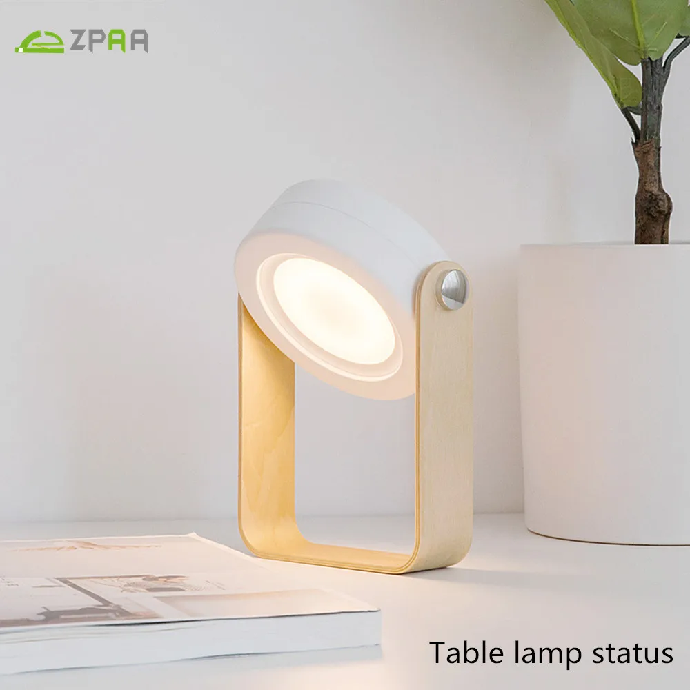 

Rechargeable Rotate Telescopic LED Night Light Touch Lamp Stepless dimming Led Night Light Bedroom Home Decor Christmas Gift