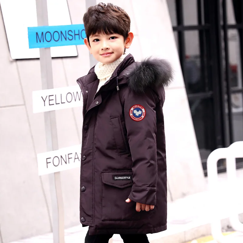 

Children Winter Coat Boys Down Jackets size 10 12 years Teenage Boys Clothing