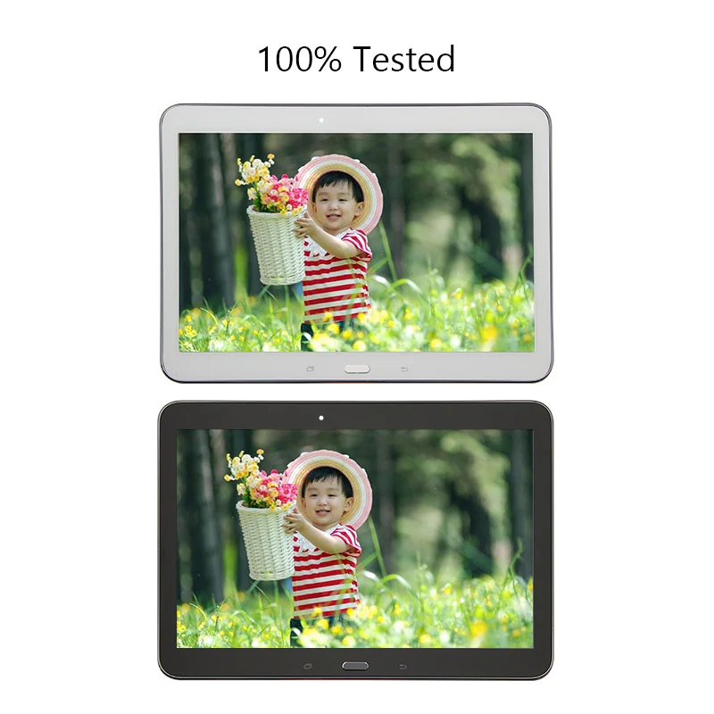 Для Samsung Galaxy Tab 4 10 1 SM T530 сенсорный экран дигитайзер ЖК дисплей сборка Рамка