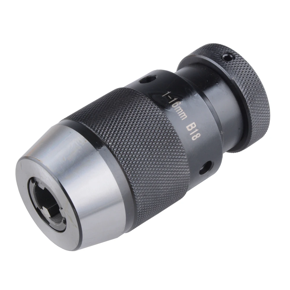 

B18 1-16mm Keyless Drill Chuck Precision B18 Adaptor Lathe Self Tighten Light Duty Taper Drill Chuck For Power Tool
