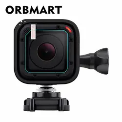 ORBMART Спереди объектив закаленное Стекло Экран протектор чехол для GoPro Go pro Hero 4/5 Hero4 Hero5 сеанса Камера Ультра clear