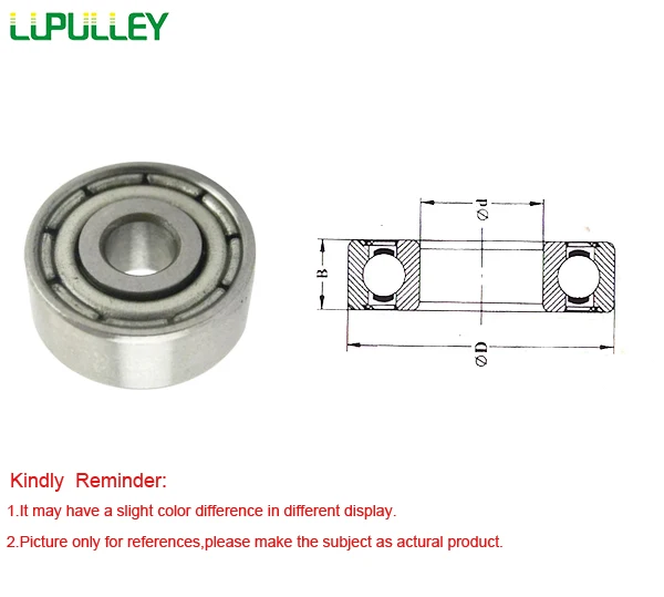 LUPULLEY 10 шт. 693ZZ подшипник 3x8x3 мм миниатюрный двигатель 693 ZZ шарикоподшипник 692ZZ/694ZZ/695ZZ/696ZZ/698ZZ двойные металлические щиты