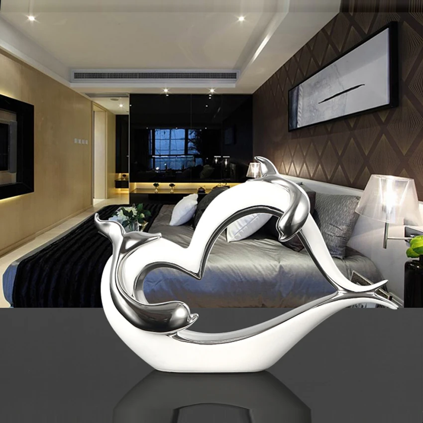 42 94 articulos de decoracion para el hogar amantes creativos de los delfines decoracion de la boda sala de estar decoracion moderna de ceramica