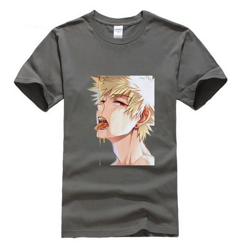 Новинка 2019 футболка с короткими рукавами ahegao himiko toga классное сексуальное черно