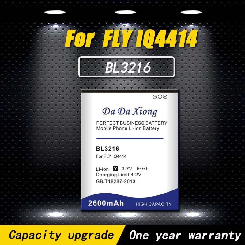 Высококачественный аккумулятор BL3216 2600 мАч для Телефона FLY IQ4414 | Мобильные