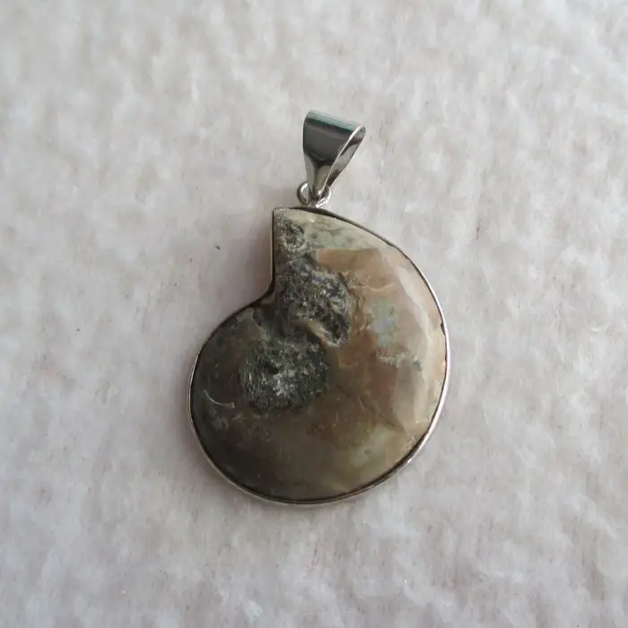 Подвеска из натурального аммонита|pendant metal|gemstone bluegemstone sagittarius |
