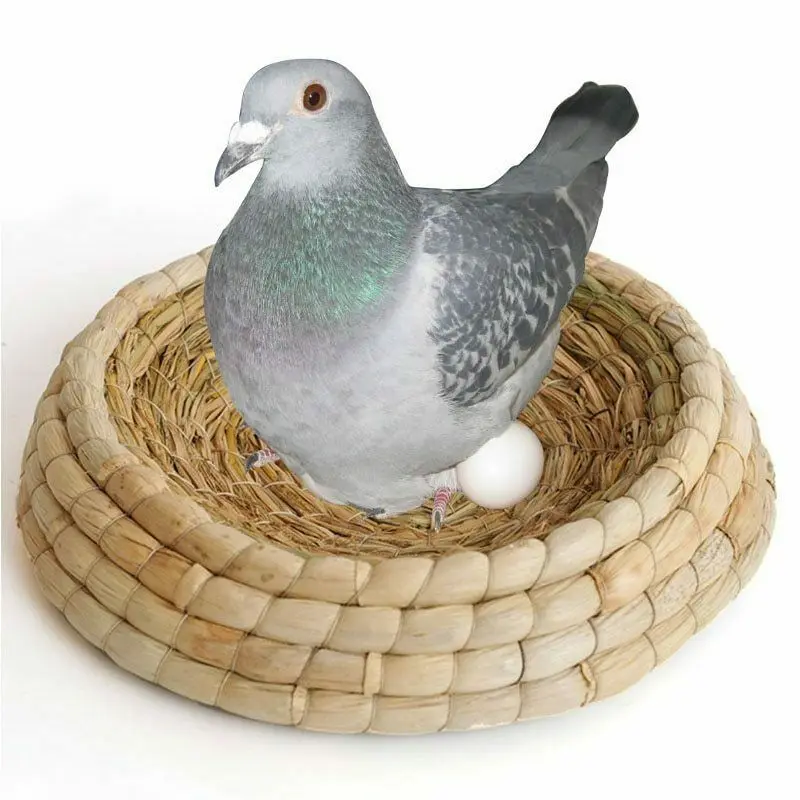 Pure natural grass nest Straw Bird Cages House Nests pigeon Parrot Hamster Small | Дом и сад