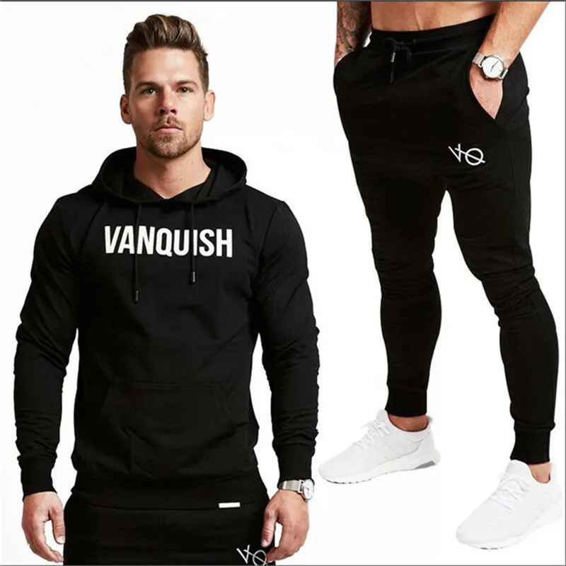 

Best Gyms Men's Sets 2019 Fashion Sportswear Tracksuits Sets Men's Hoodies+Pants Casual Outwear Suits Independence match