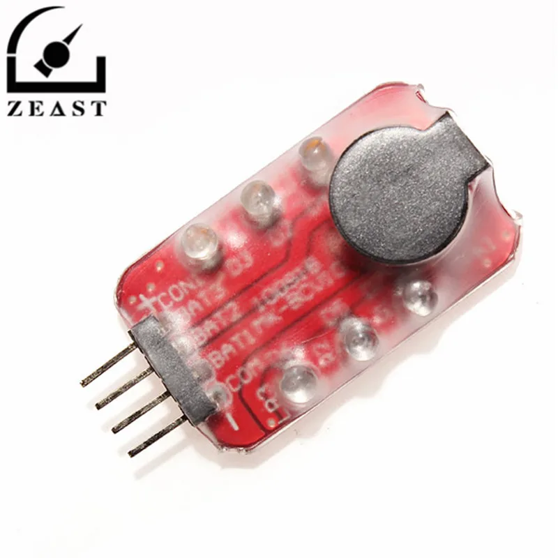 7.4V 11.1V 2S 3S RC Lipo Battery low voltage Buzzer Alarm Indicator 32*18*9MMin Battery Testers