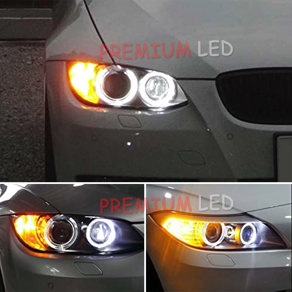 Светодиодные лампы CAN bus PY24W 5200s для BMW 3 4 5 Series X3 E70 X5 X6 Z4 2 шт.|Сигнальная лампа| |