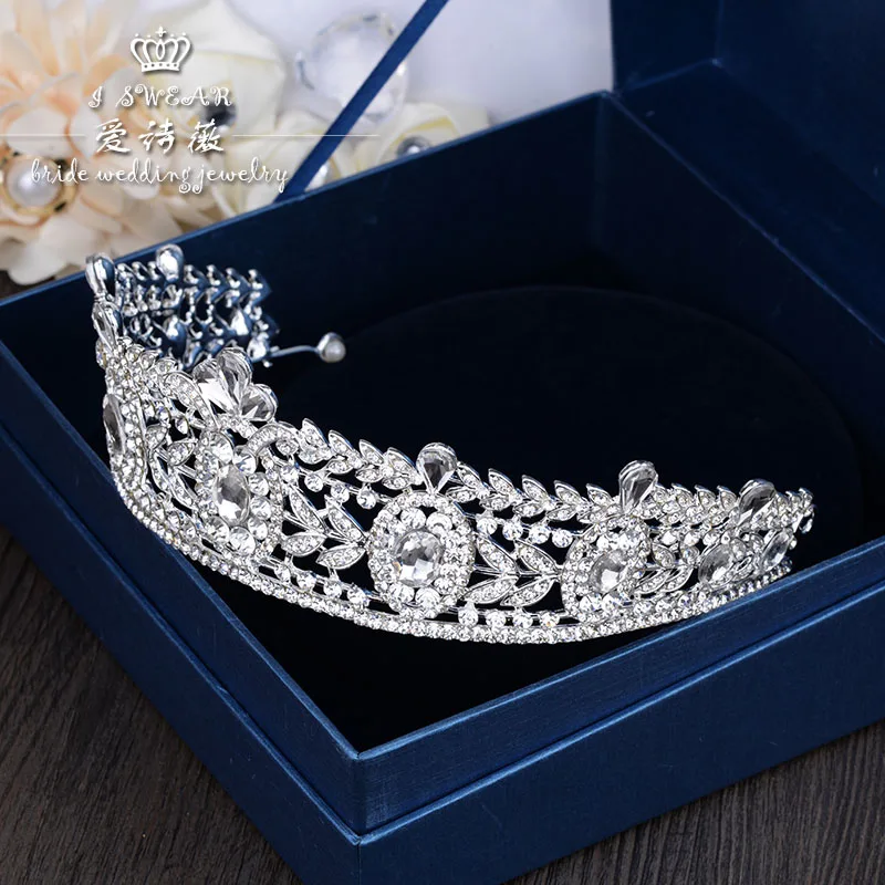 Аксессуары для волос из сплава с кристаллами невесты|wedding hair accessories|bride accessoriesqueen
