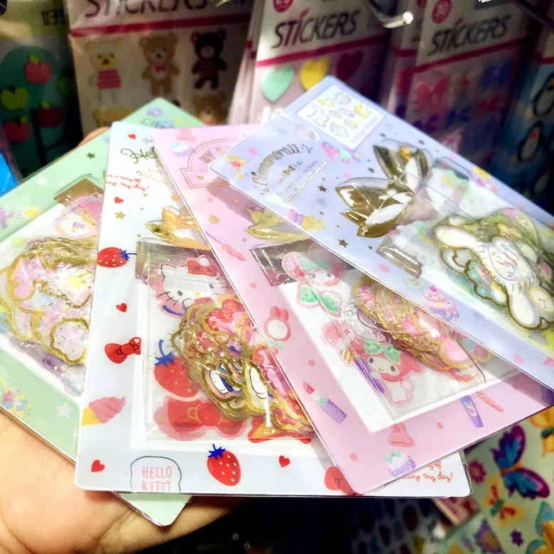 Наклейка Sanrio s my melody little twin stars cinnamoroll stikers игрушечный единорог мультяшная плитка