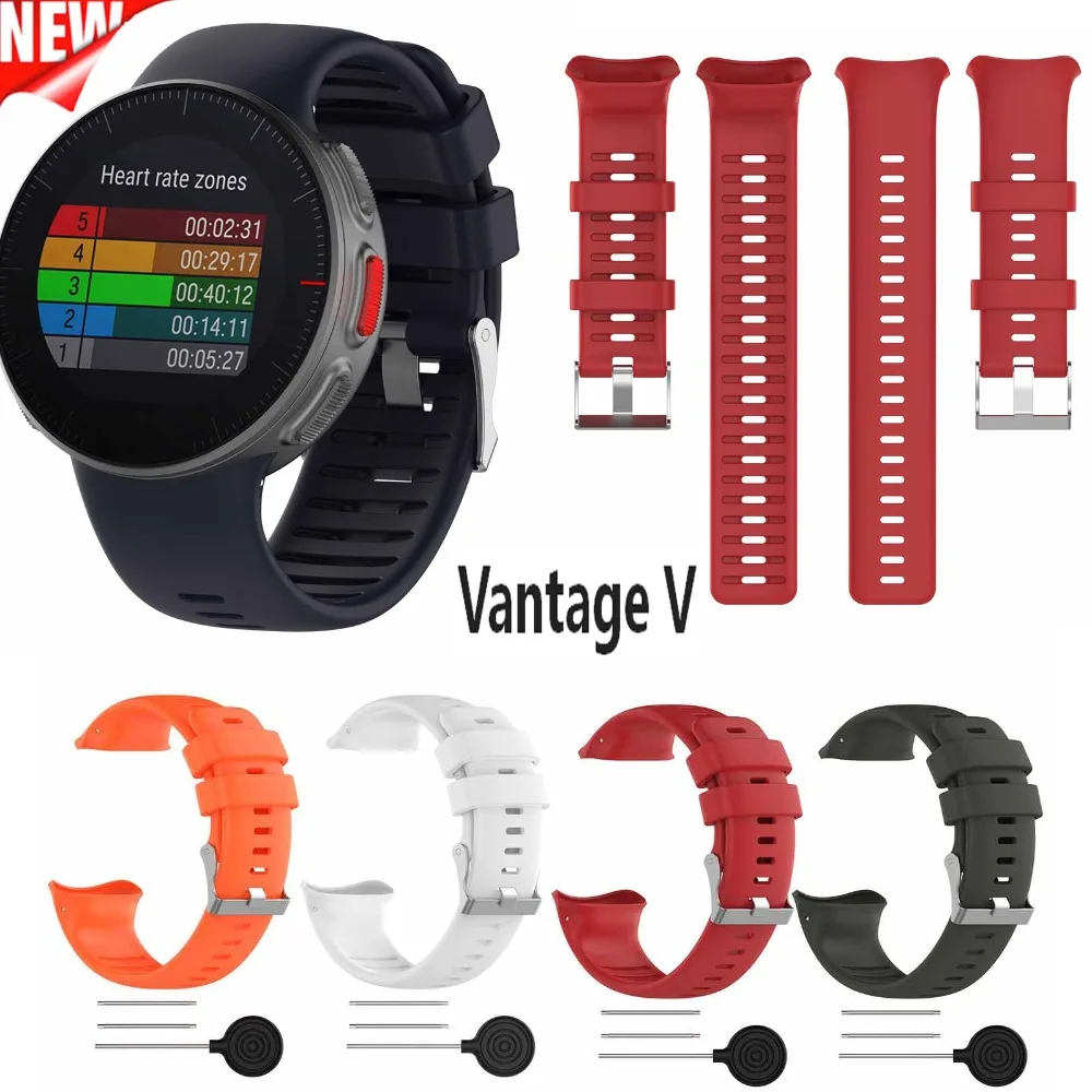 Новый ремешок COMLYO для POLAR Vantage V аксессуары умных часов сменный силиконовый Polar |