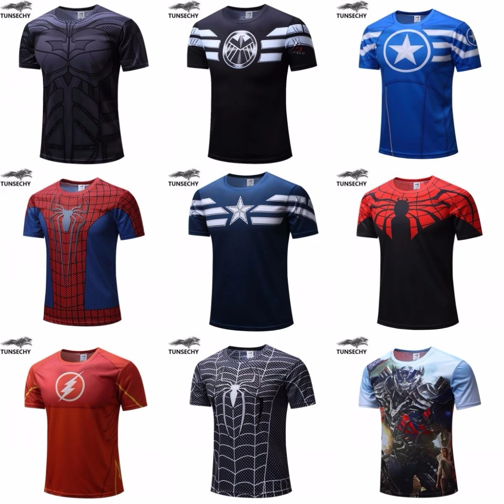 camiseta de SupermanBatmanspider mancapitán AméricaHulkIron Man camiseta de SupermanBatmanspider mancapitán AméricaHulkIron Man