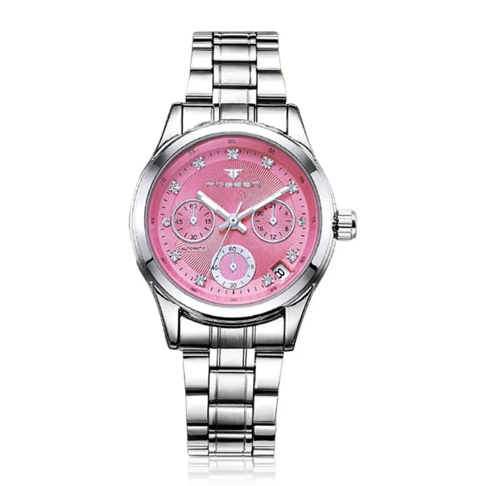 

Fashion Automatic Watch Women Famous Brand Luxury Mechanical Watches Waterproof Ladies Wrist Watch With Date Diamond Calendar