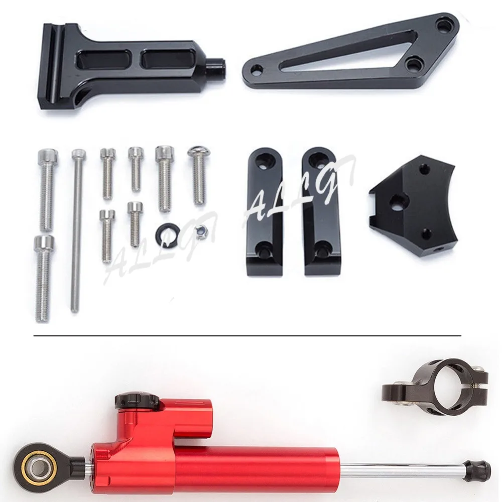 

CNC Steering Damper Stabilizer Mounting Kits Set For Honda CB1300 03-11 2004 2005 2006 2007 2008 2009 2010 2011 Aluminum