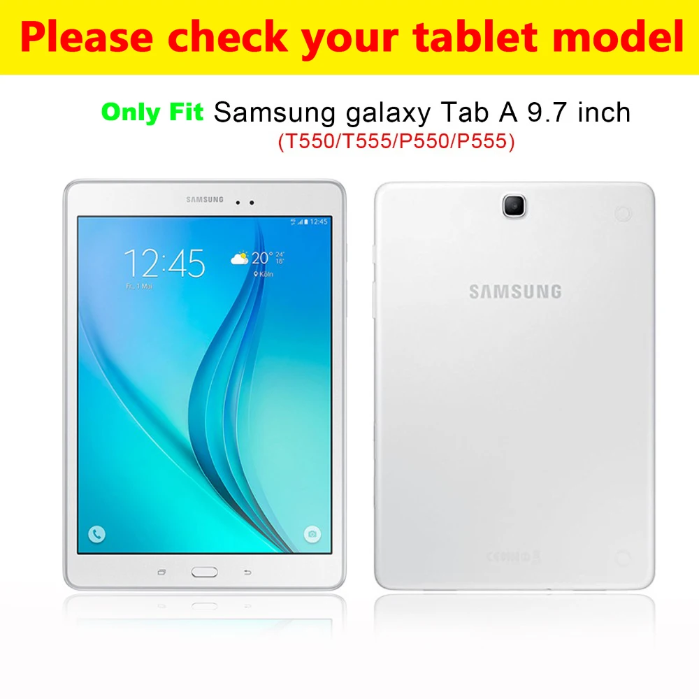 Кожаный чехол для samsung Galaxy Tab A 9,7 дюймов SM-T550 SM-T555 SM-P550 SM-P555 tablet крышка для samsung Galaxy Tab A 9,7 чехол