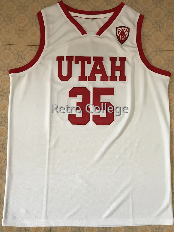 

#35 Kyle Kuzma Utah College Throwback Men's Basketball Jersey Embroidery Stitched US Size XXS-XXL