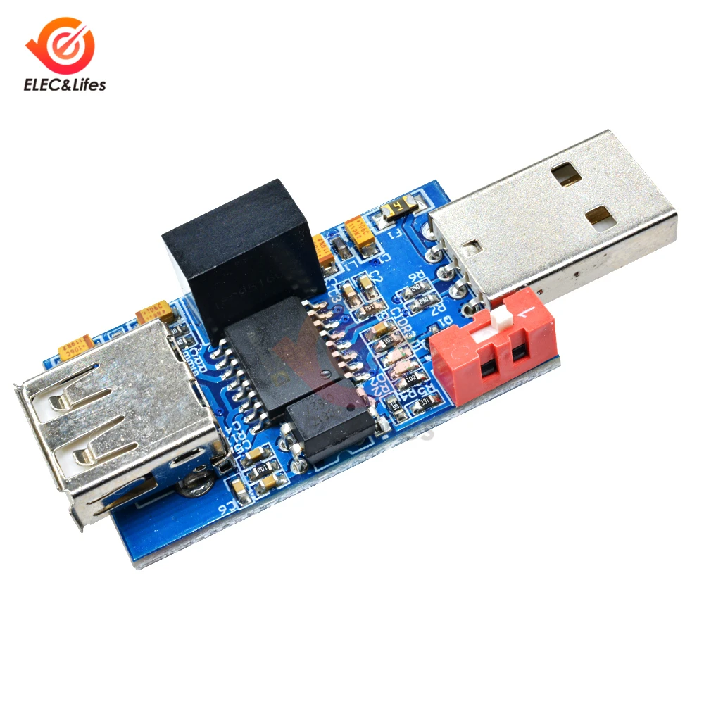 

1500V USB to USB Isolator board module protection isolation ADUM4160 ADUM3160 module USB 2.0 for USB flash drive USB hub ect.