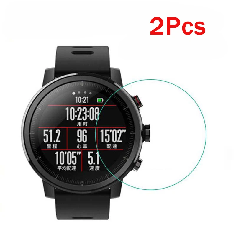 

2Pcs Protector For Xiaomi Huami Amazfit Stratos 2 2S Glass Screen Protector Soft TPU (Not Tempered Glass) Protective For Amazfit