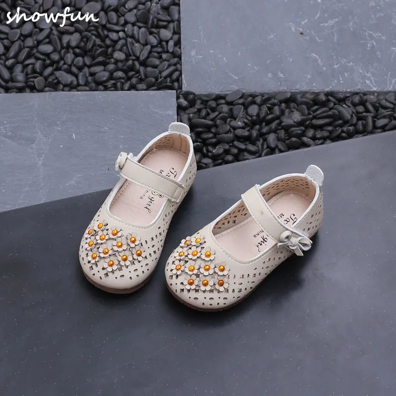 

2018 New Arrival Summer Cool Baby Girls Sandals Shoes Skidproof Toddlers Infant Sandals Children Kids Flower Shoes zapatos nina