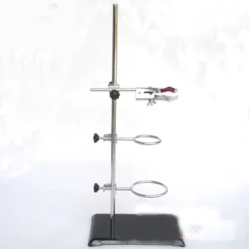

1 Set 60cm High Retort Stand Iron Stand With Clamp Clip Laboratory Ring Stand Educational Equipment School Education Supplies