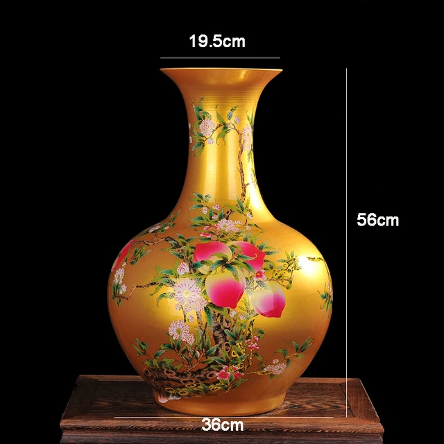 Luxury Jingdezhen Antique Porcelain Enamel Desgin Vase Big Floor Vase Chinese Classical Decoration Large Ancient Palace Vases 2