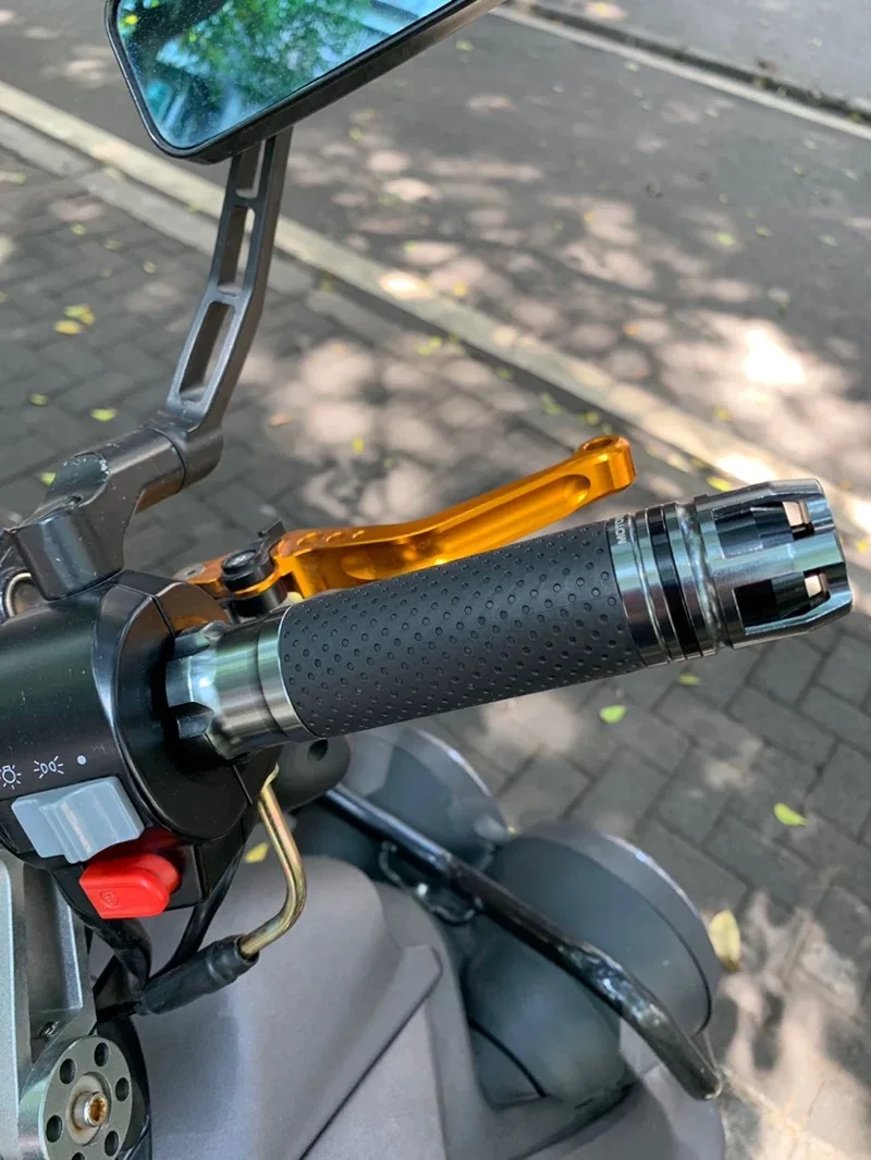 Мотоциклетные рукоятки из алюминиевого сплава Универсальный Противоскользящий переключатель для дроссельной заслонки ручка для honda cb 500 suzuki адрес Yamaha DragStar 1100