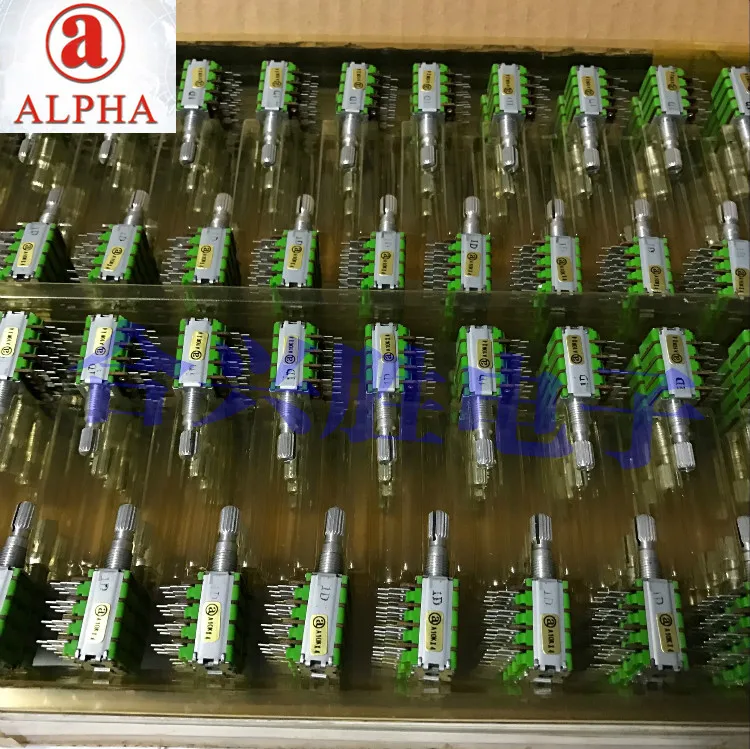Тайвань ALPHA aihua 12 Тип прецизионный потенциометр 4 муфта A10K * инновационные колонки
