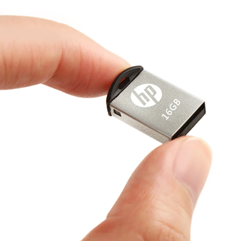 USB флеш накопитель HP 16 ГБ металлическая карта памяти Mini v222w Micro M2 музыкальный диск
