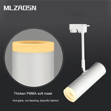 MLZAOSN Светодиодный прожектор трассы свет в скандинавском стиле пятно света Черный Белый магазин фойе фоновая стена Современные светильники