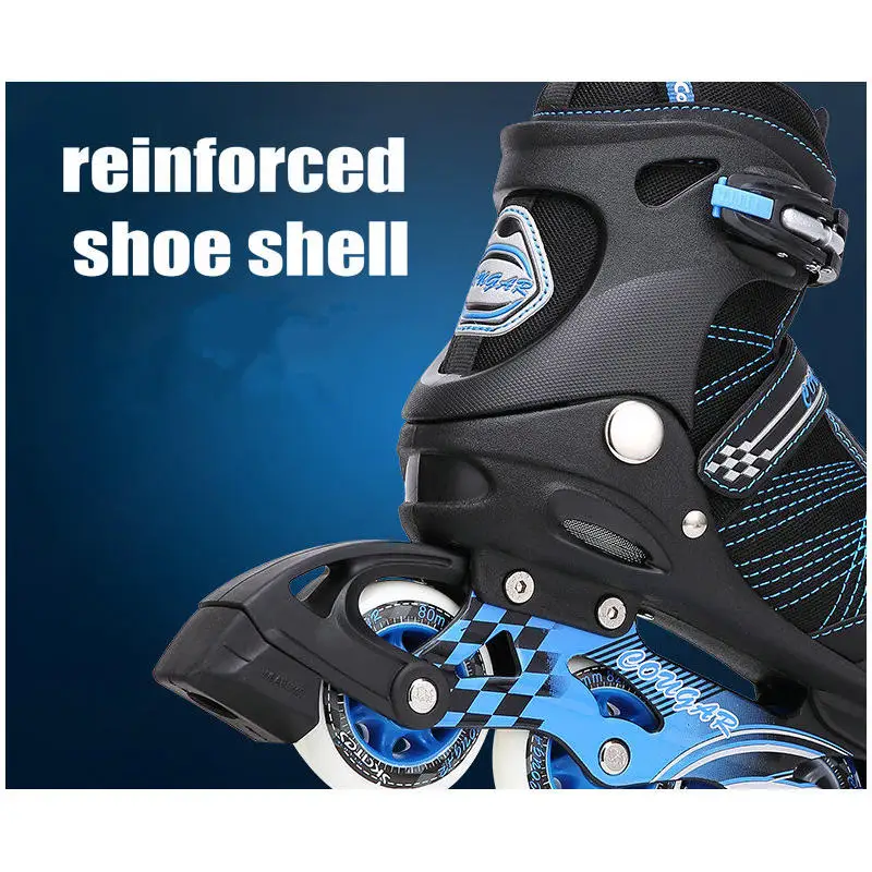 الكبار حذاء تزلج بعجلات ، PVC الفرامل للجنسين الأسطوانة Saktes ، عجلة من البوليوثيرين حذاء تزلج بعجلات من ABEC-7 المحور تحمل