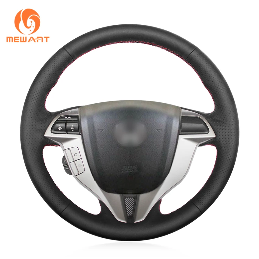 Чехол на руль из натуральной кожи для Honda Accord 8 Coupe 2008 2012 Crosstour 2012|leather steering wheel