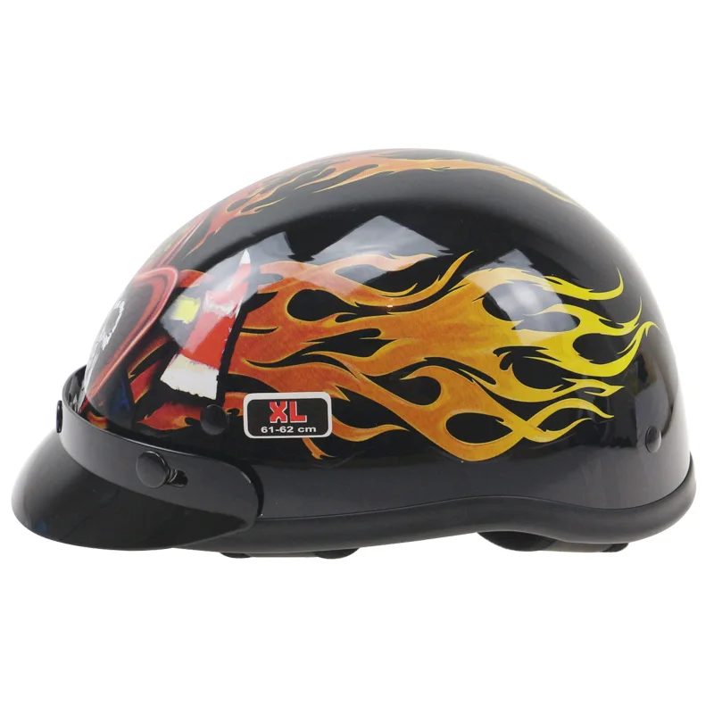 

Brand New Harley Style Motorbike Helmet US style DOT approved Retro Helmet DD ring buckle Motorcycle Helmet Safety Bike helmet