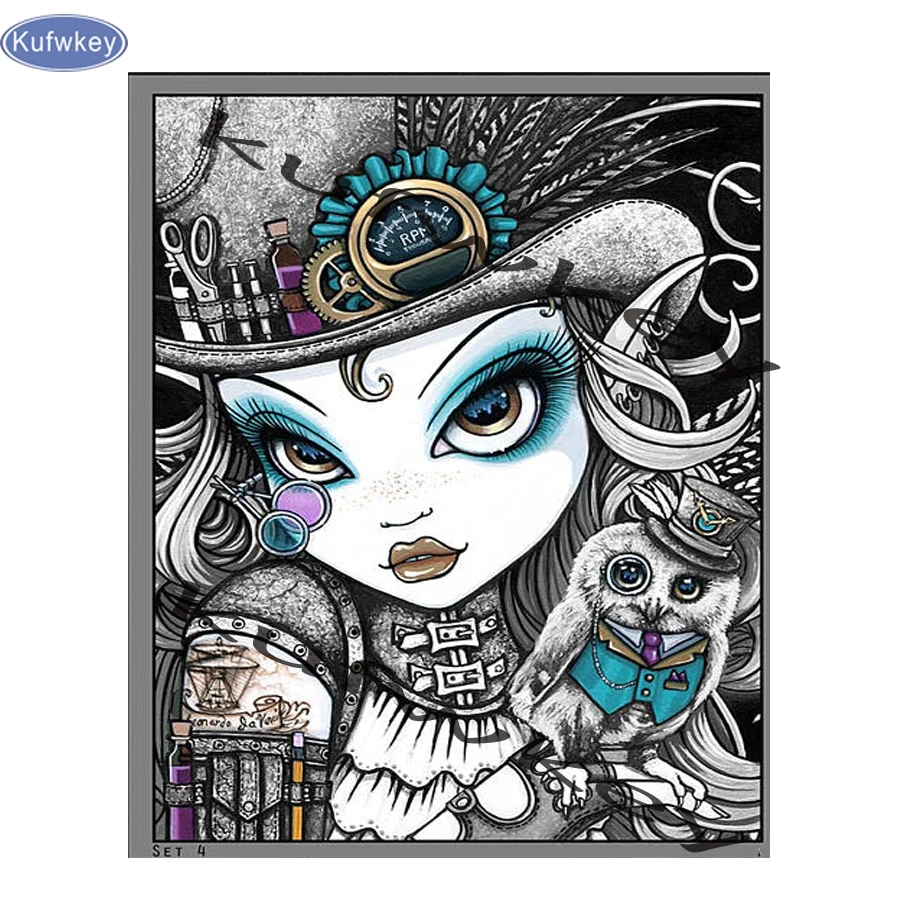 

Full Square 5D DIY Diamond Painting Fairy,Wall Picture Diamond Embroidery cartoon girls,Cross Stitch kit,Mosaic,home decoration