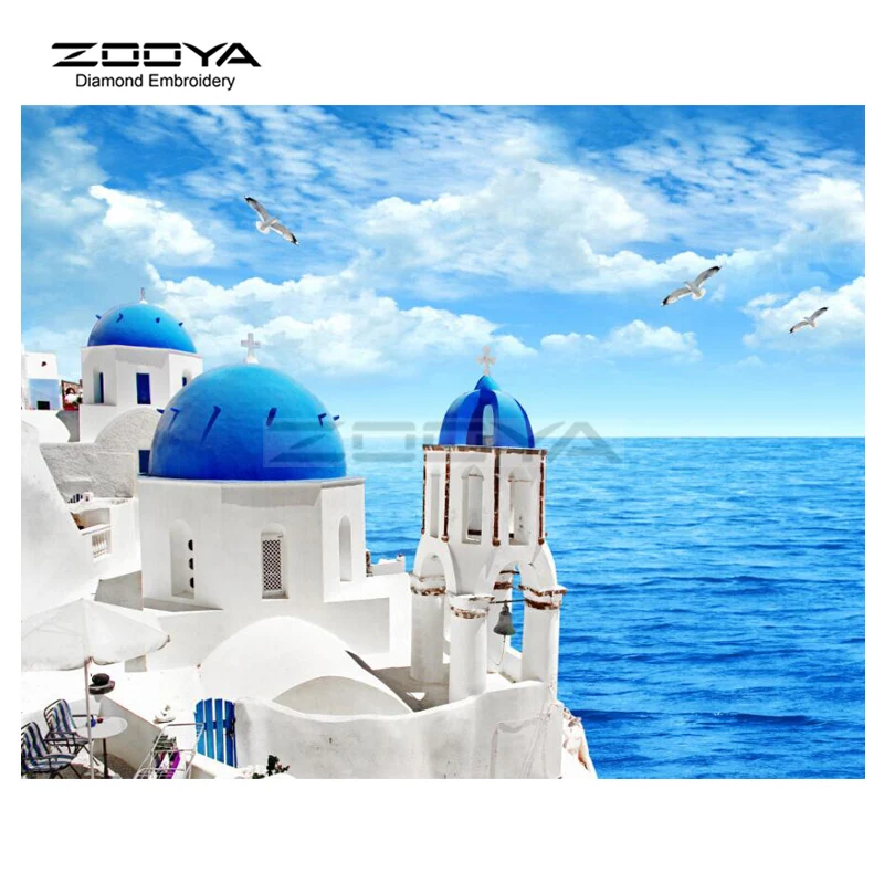 ZOOYA Алмазная вышивка 5D DIY алмазная живопись пейзаж Венеция крестиком Стразы