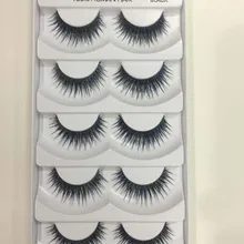 Романтический медведь природных Длинные Ресницы человеческих волос ручной работы Поддельные ресницы 8 видов стилей доступны DHL 72 компл./лот