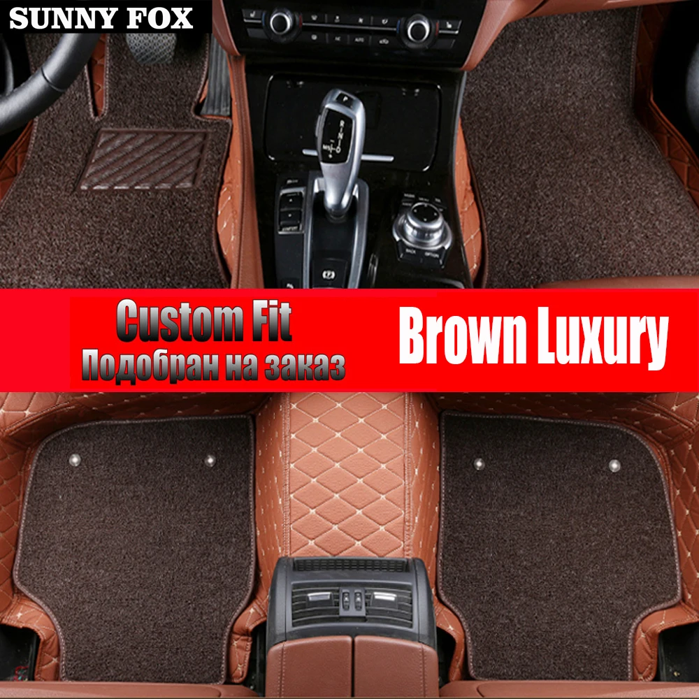 SUNNY FOX car floor mats for Lexus ES250 ES300H ES350 IS250 RX 350 CT
