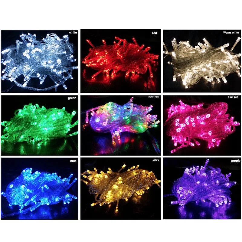 50MTS 500 Lights 1.6mm Copper&Aluminium Wire Waterproof Neon Led String