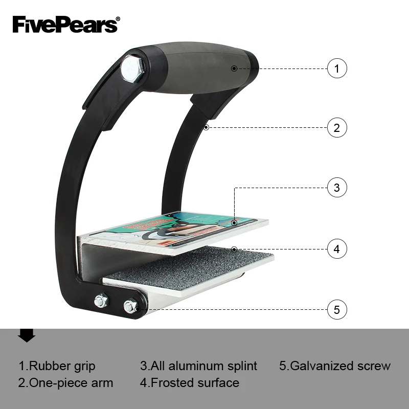 FivePears Handy Grip Board Lifter Panel Carrier Hand Easy Plywood Gripper Panel Carrier Home Furniture Accessories