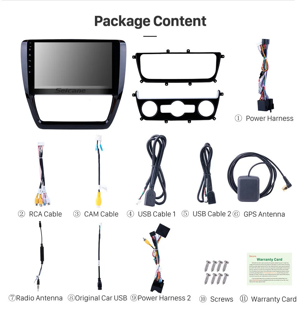 Flash Deal Seicane Android 8.1 for 2012 2013 2014 2015 VW Volkswagen SAGITAR GPS Navigation System Radio 1024*600 Touchscreen Bluetooth SWC 19